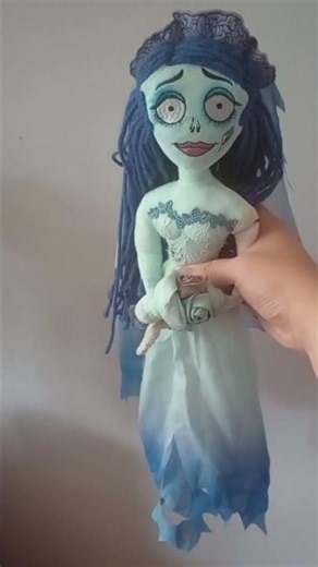 Corpse Bride Emily Plush from spirit halloween and five below #corpsebride