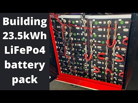 Building 23.5kWh battery bank with LiFePo4 batteries. DIY.