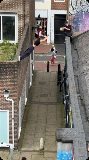Hazal Nehir on Instagram: "Training on the streets can be difficult sometimes. Dealing with so many uncontrollable elements while performing under consequences! Me and @sachakpowell had to come back for the stick after we got kicked off by the police."