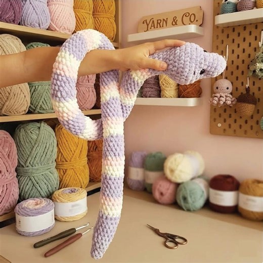 Crochet Snake Pattern - Easy Beginner-friendly PDF - Etsy