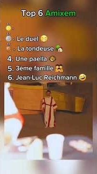 Top 6 Amixem 🤣 #drôle #humour #humoristefrancais #amixem #même #top5 #youtube
