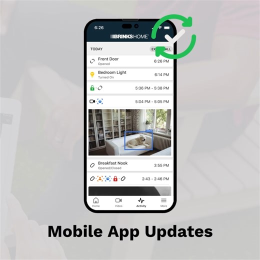See for yourself. With the new updated activity feed, you can see a feed of your video clips and grouped events all in the same place. #BrinksHome #HomeSecurity #Tech | Brinks Home