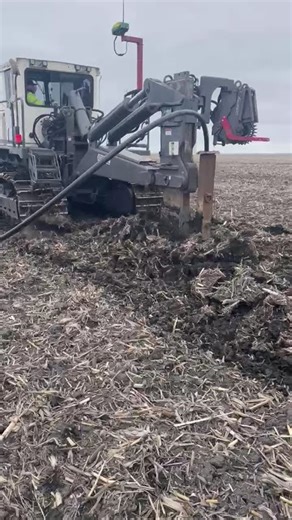 Plowing in power cable