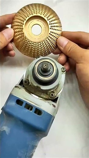 🪵🛠 Angle Grinder Wood Carving Disc — Shape and Polish Wood Efficiently!
