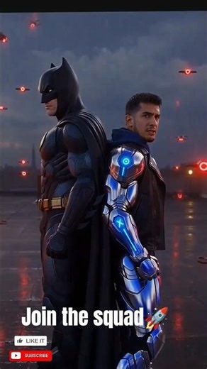 ALI M85 & BATMAN: WHO IS THE BOSS?#batman #ironman #marvel #short