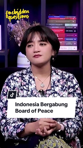 Saksikan lengkapnya di Youtube Forbidden Questions episode “Bergabung Board Of Peace”✨ #viral #forbiddenquestions