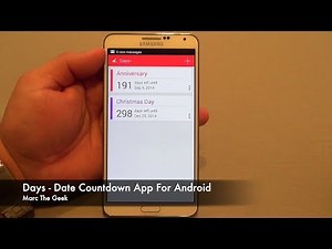 Days - Date Countdown App for Android