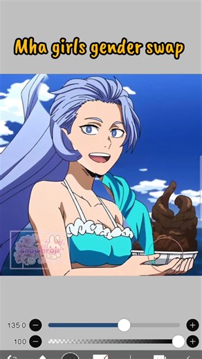 MHA Girls gender swap redesign✨️❤️ #bnha #myheroacademia #mhaoc #fypシ゚viral #mha #mhacommunity#anime