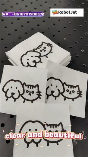 Best Cute Envelop Paper CMYK Printing singlepass digital printing | RobotJet Printer😍