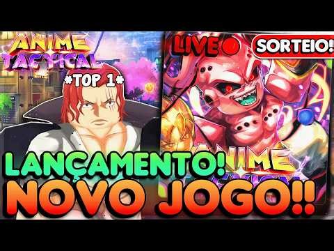 [LIVE🔴] LANÇAMENTO ANIME TACTICAL+SORTEIO!! ACESSO ANTECIPADO DO NOVO JOGO!!! BORA PRO FARM!!!
