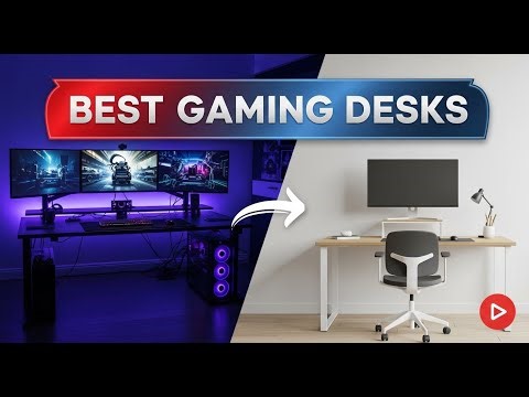 TOP 5 Best Gaming Desks 2025 | Top rated gaming desks amazon