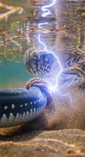 The python asked for trouble and got caught in the wild #python #wildlife #nature