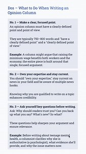 6.1K views · 100 reactions | COLUMN WRITING: Dos and Don'ts Part 1: ⚠️TO WATCH THE WHOLE LECTURE, SUBSCRIBE HERE: https://www.facebook.com/share/p/1EqVDuriLs/ | Joemar Lazaro Furigay | Facebook