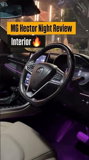 MG Hector CVT Night Headlight Review