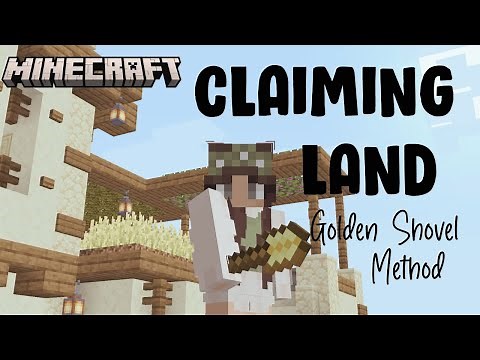 HOW TO CLAIM / TRUST / EXPAND LAND ON ANY PUBLIC MINECRAFT SMP SERVER WITH GOLDEN SHOVEL METHOD 2023