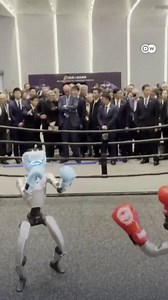 China: Dancing and boxing robots welcome German Chancellor Merz