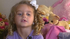 Little princess learning what it means to serve