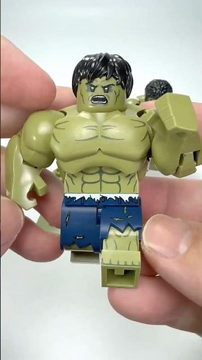 LEGO The Avengers Hulk VS The Incredible Hulk Unofficial Lego Big Figures #Shorts