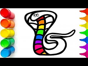 How to Draw a Snake Step by Step | Easy Snake Drawing Tutorial