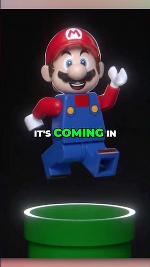 FIRST LOOK AT LEGO MARIO MINIFIGURE! 👀