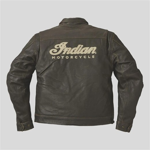 Indian Motorcycle Leather Jacket: Vintage Cafe Racer Style, Genuine Biker Riding Jacket - Etsy