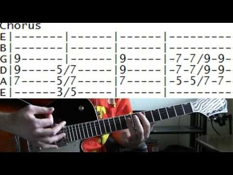 Nazareth Hair Of The Dog Guitar Lesson with Chords and TAB Tutorial also by Guns N Roses