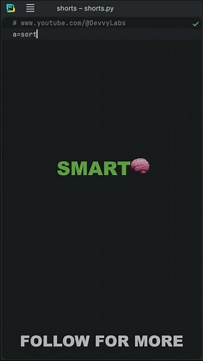 BEGINNER VS SMART (SORTING)