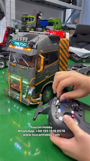 505K views · 8.6K reactions | Completed upgrades on the premium UNITRU 10x10 Volvo fh16 tractor truck in 1/14 scale , comes with mobile windshield wipers  #Toucanhobby #truck #lulu #RC #custom #customrc | Lulu Tracy | Facebook