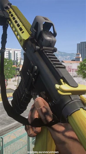 FiveM Gun Pack - Custom ARP - Full Attachments - Gold and Diamonds #fivemgunpack