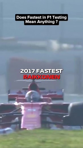 Does Fastest in Testing Mean Anything in Formula 1?