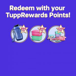 145 reactions · 28 shares | Wait no longer and sign up now! Be rewarded with TuppRewards points and redeem amazing things like cash vouchers, gift cards and more Tupperware products. Just our small way of saying 'Thank You'. Click to find here to sign up. | Tupperware Malaysia | Facebook