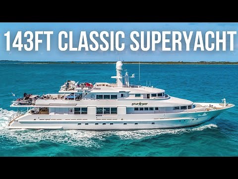 Inside a 143' SUPERYACHT | "STARSHIP" Custom Van Mill Classic Super Yacht Tour