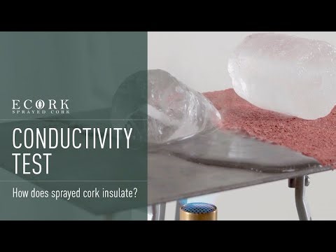 Real conductivity test Ecork How does Ecork sprayed cork insulate?
