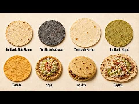 Todos los Tipos de Tortilla Mexicana Explicados