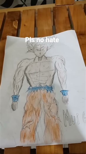 drawing mui goku pls no hate#dragonball #dragonballsuper #goku