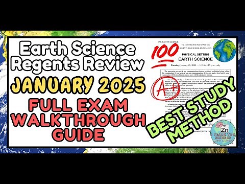 January 2025 Earth Science Regents Exam Review | Comprehensive Study Guide for Test Prep Success
