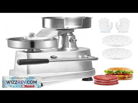 VEVOR Commercial Burger Patty Maker 130mm 5inch Hamburger Beef Patty Maker Heavy Duty