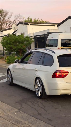 Dusty pulling up with his bagged BMW Wagon 🔥 #LateLateCustoms #bagged #BMW | Late LateCustoms