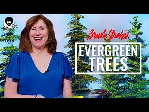 Evergreen Trees with CRI® Carolyn Saletto | Brush Strokes