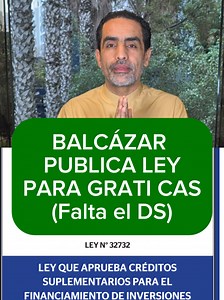 Ley 32732: crédito suplementario y gratificaciones para CAS
