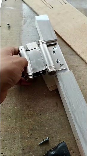 Cara Mudah Pasang Engsel Koboi Pintu Lipat ✨ #youtube #youtubeshorts #tutorial #zona