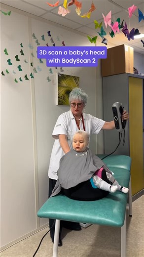 Qwadra on Instagram: "Let’s 3D scan a baby’s head effortlessly with the new BodyScan 2. 🦾 ↳ Yes, you read that right. Babies don’t stay still. Babies don’t follow instructions. And yet… BodyScan 2 handles it like a pro. No more holding your breath, no more rescans, no more wasted time. Just connect BodyScan 2 to MSoft and watch the scan form live as it happens! 👀 With BodyScan 2, you can: ✅ Pause and resume anytime ✅ Scan in colors While MSoft allows you to : ✅ Watch the scan form live in MSof