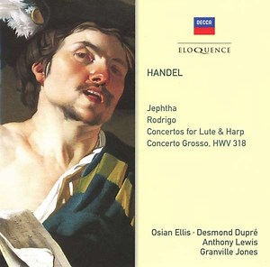 Handel, Osian Ellis, Desmond Dupré, Anthony Lewis, Granville Jones - Jephtha; Rodrigo; Concertos for Lute and Harp