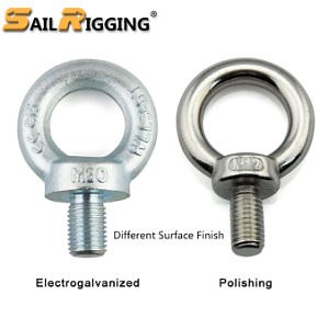 [Hot Item] M16 & M20 Ojal de Elevación Forjado de Acero Carbono Métrico DIN580 Ojal Galvanizado 580