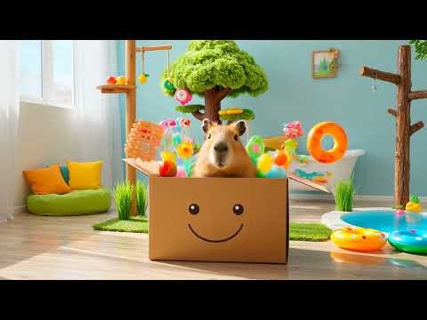 A Capybara’s Dream Room: From a Mysterious Box to a Magical Paradise!