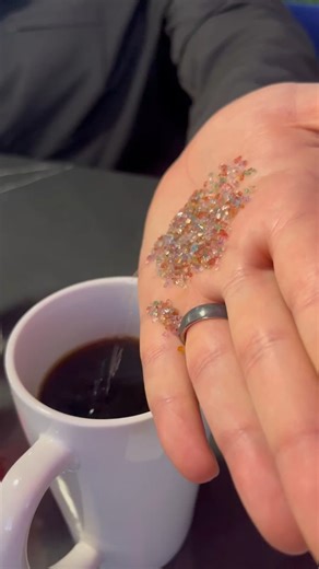 5.3K views · 78 reactions | Coffee with a little extra color. Our rainbow sugar makes every sip brighter.☕ . . . : Kimberly G. | Peppermill Las Vegas | Facebook