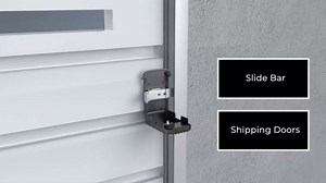 Keyless Garage Door Slider Lock – Secure Garage Door Deadlock – Residential or Commercial​ (1 Pack)