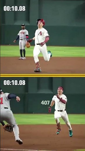 Corbin Carroll sets two fastest first-to-third times