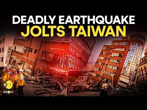Taiwan Earthquake: Shocking Footage Captures Tremors as Baby Rescued in Taipei | WION ORIGINALS