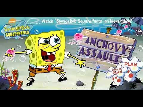 Spongebob Squarepants: Anchovy Assault Gameplay